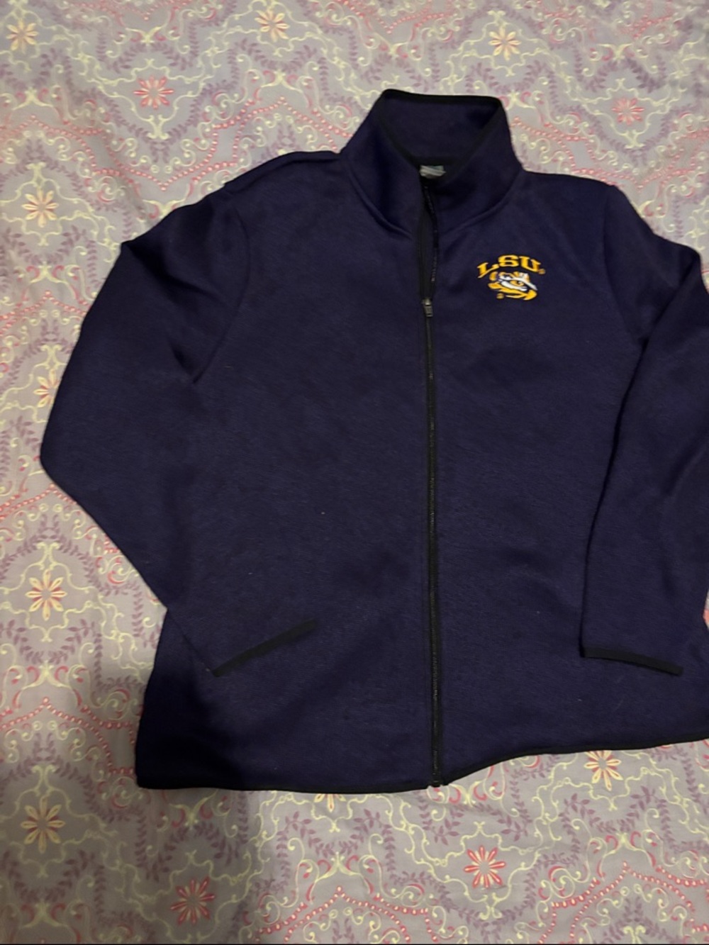 LSU Purple Full-Zip Jacket - Picture 3 of 10